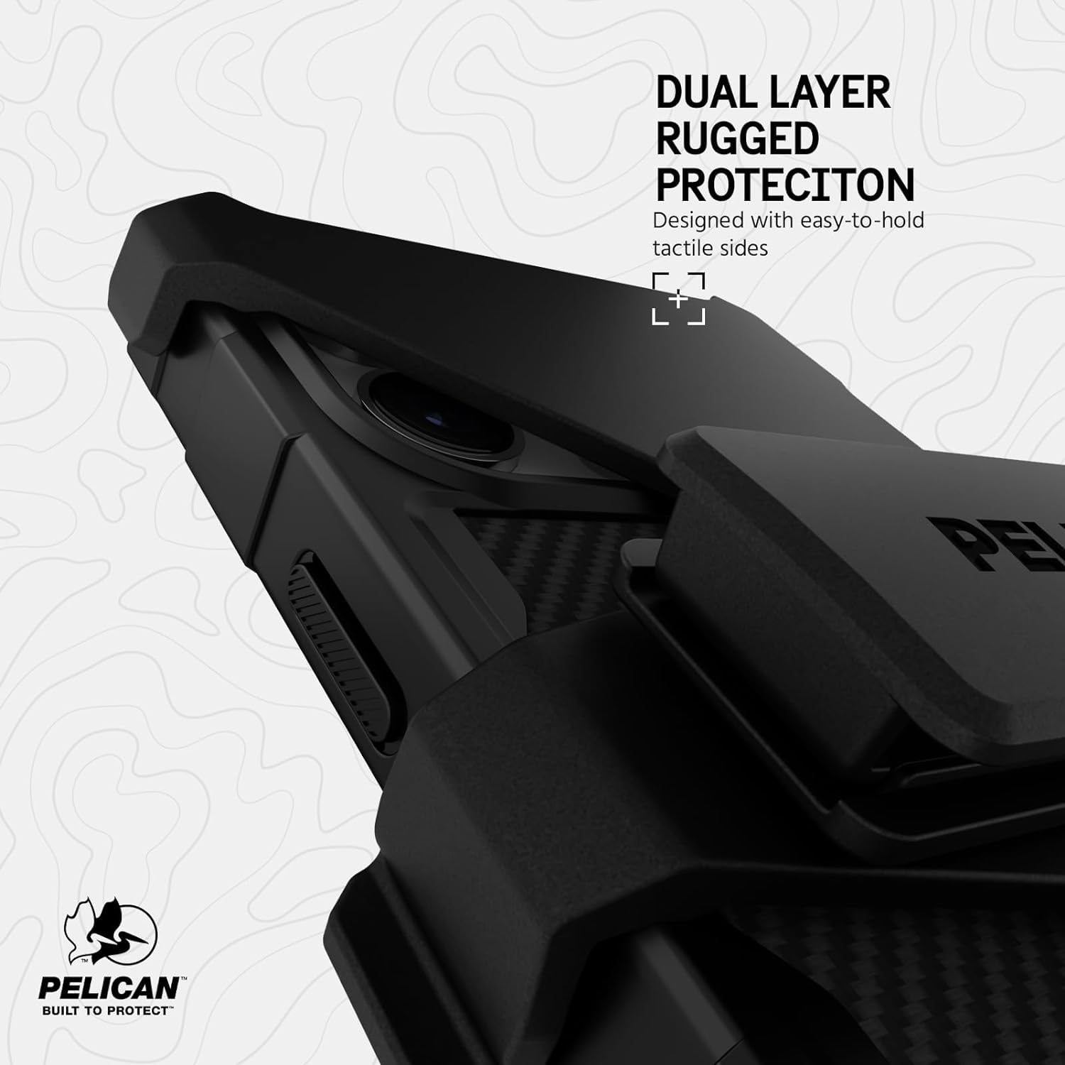 Foto 3 pulgar | Funda Para Teléfono Case-mate Pelican Shield Series Iphone 15/14/13 6.1 - Venta Internacional.