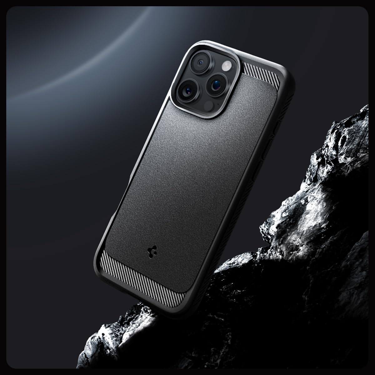 Foto 4 pulgar | Funda Para Teléfono Spigen Rugged Armor Magfit Iphone 16 Pro Max Negra - Venta Internacional.