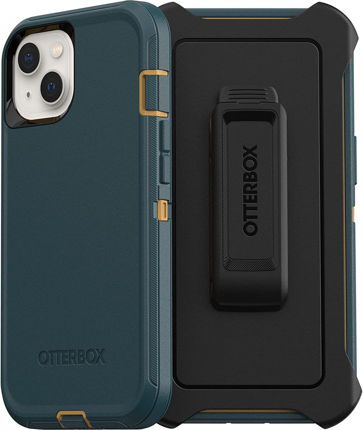 Foto 2 pulgar | Funda Otterbox Defender Series Screensless Para Iphone 13 Verde - Venta Internacional.