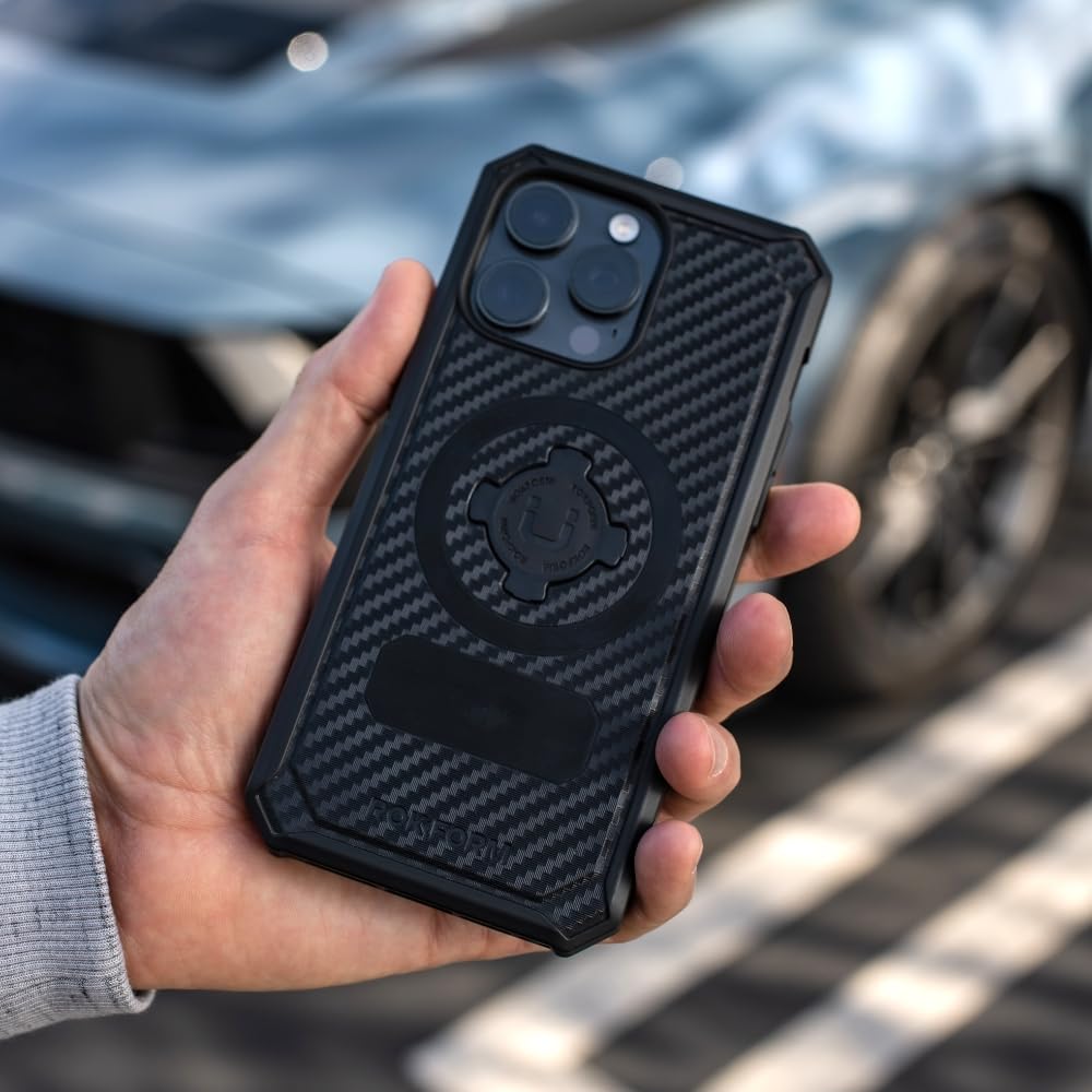 Foto 5 pulgar | Funda Magnética Rokform Rugged Series Para Iphone 15 Pro Max, Color Negro - Venta Internacional.