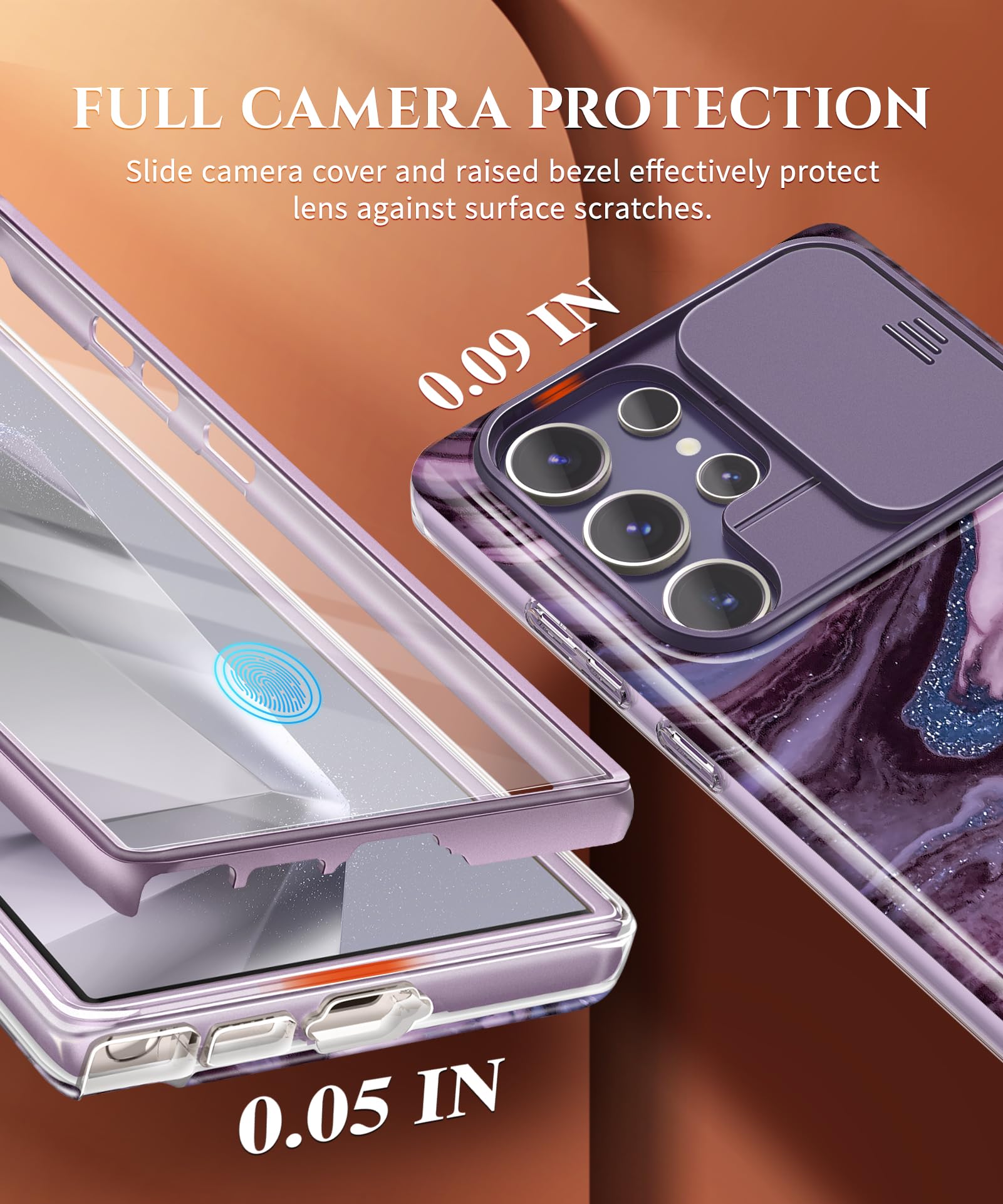 Foto 4 pulgar | Funda De Teléfono Gviewin Para Samsung Galaxy S24 Ultra 6.8 - Venta Internacional.
