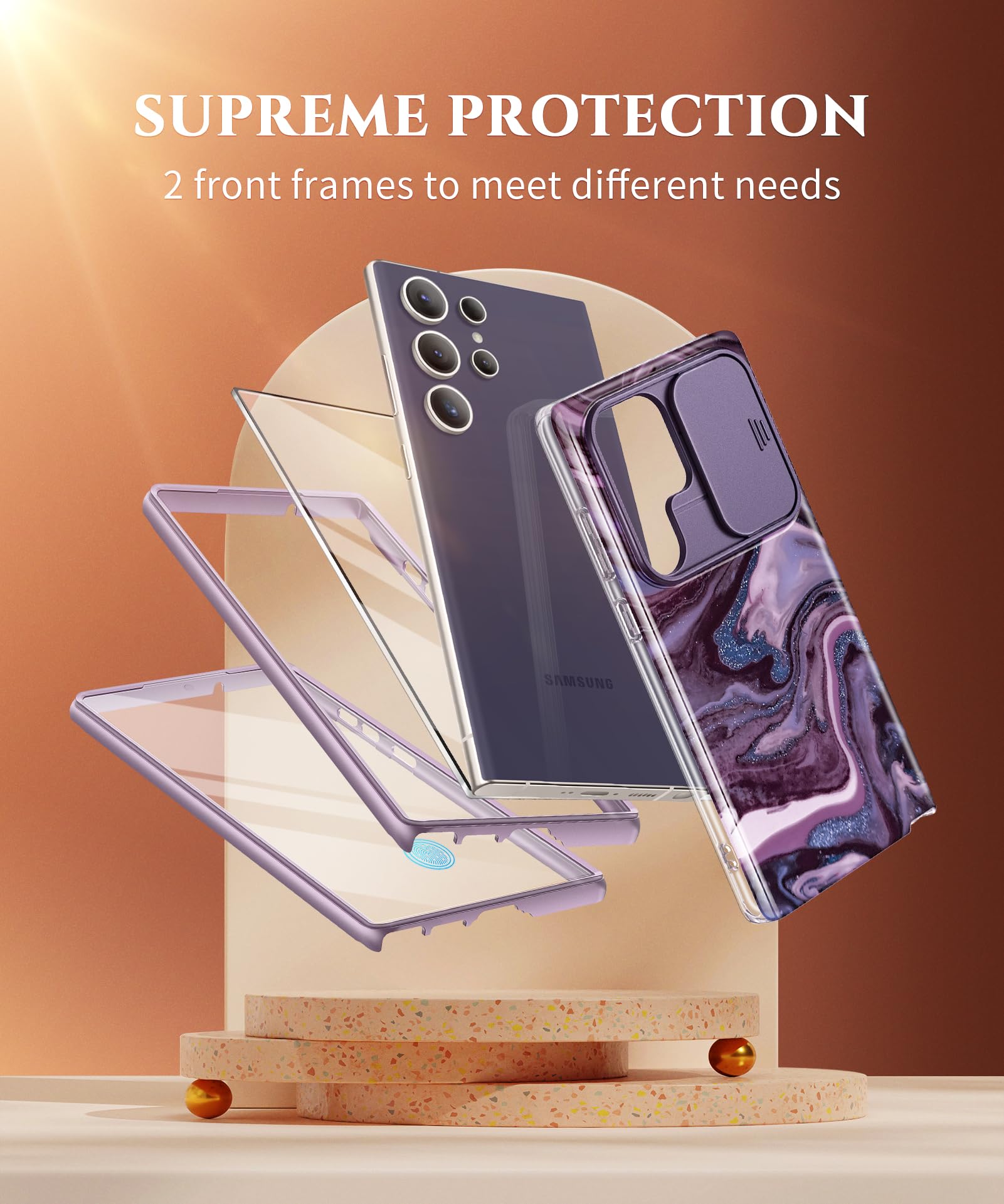 Foto 6 pulgar | Funda De Teléfono Gviewin Para Samsung Galaxy S24 Ultra 6.8 - Venta Internacional.