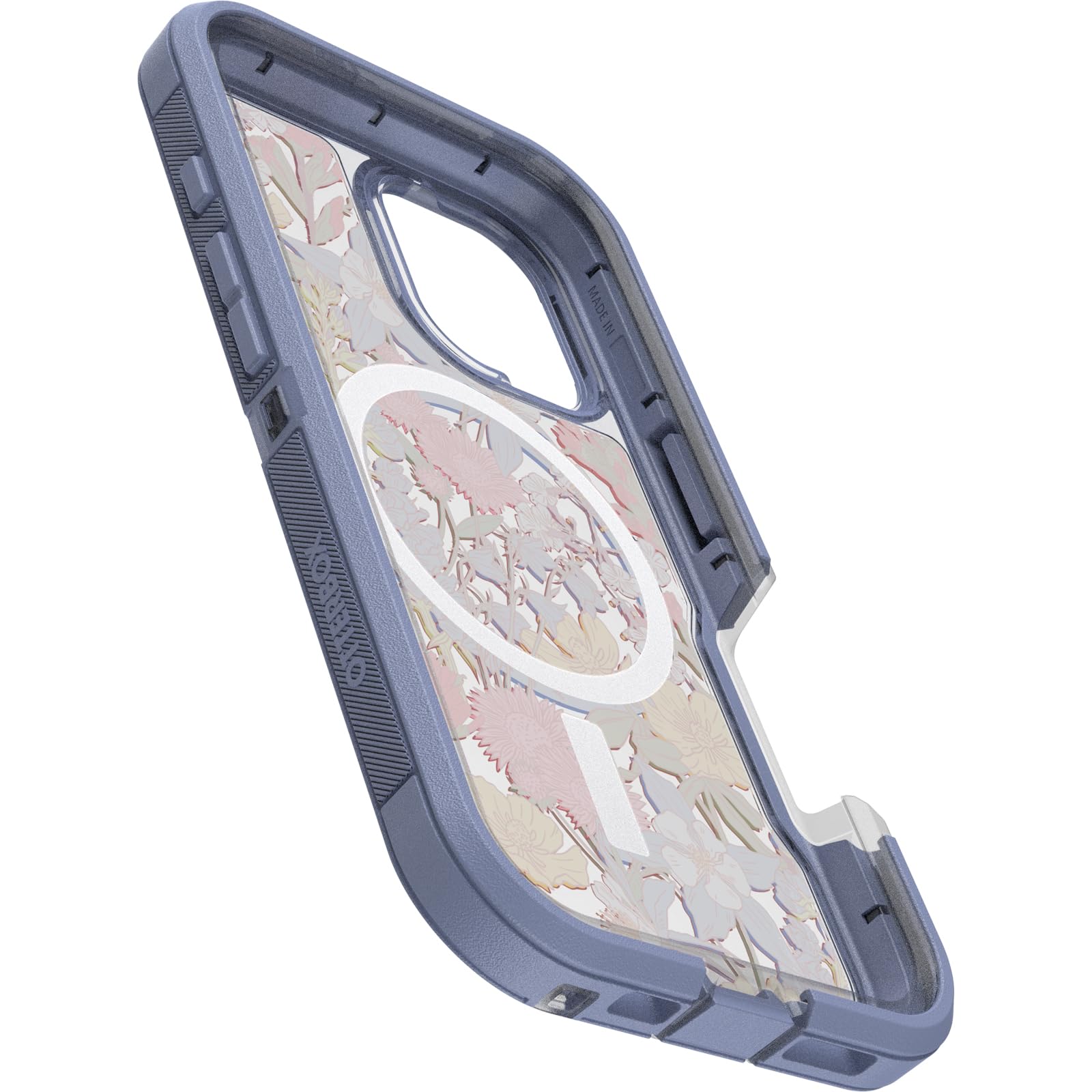 Foto 6 pulgar | Funda Para Teléfono Otterbox Defender Series Xt, Transparente, Floral, Morado - Venta Internacional.
