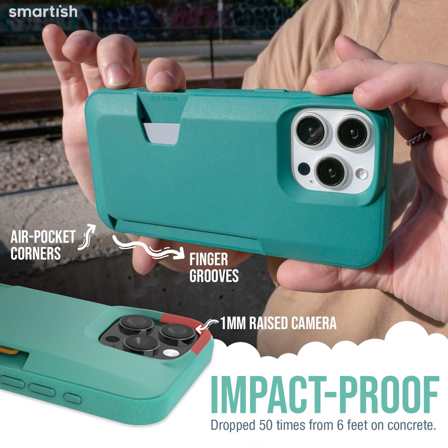 Foto 5 pulgar | Funda Tipo Cartera Smartish  Para Iphone 16 Pro Max Wallet Slayer, Vol. 1 - Venta Internacional.