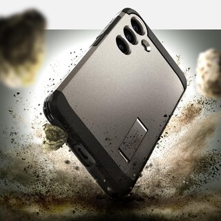 Foto 3 | Funda Spigen Tough Armor Para Galaxy S24 Con Soporte En Color Bronce - Venta Internacional.