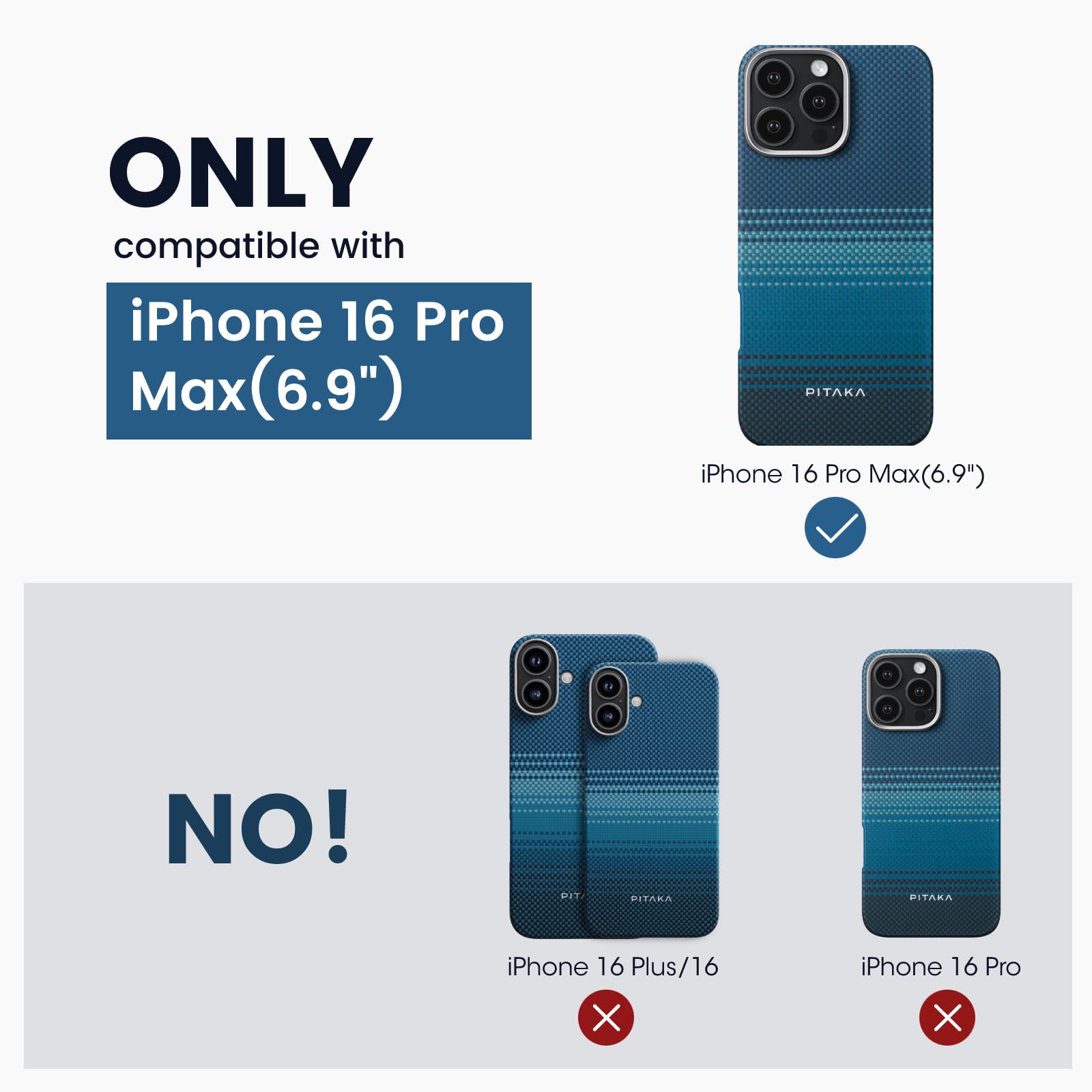 Foto 7 | Funda De Teléfono Pitaka Para Iphone 16 Pro Max Compatible Con Magsafe - Venta Internacional.