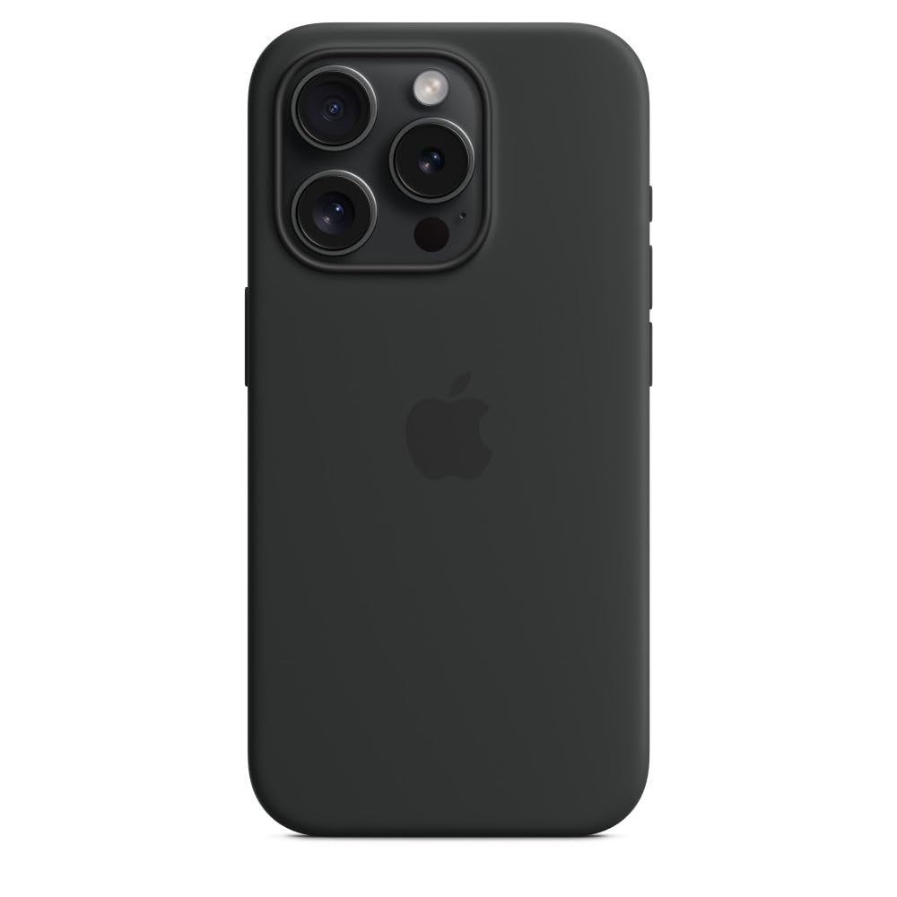 Foto 3 pulgar | Funda De Silicona Para Apple Iphone 15 Pro Con Magsafe, Color Negro - Venta Internacional.