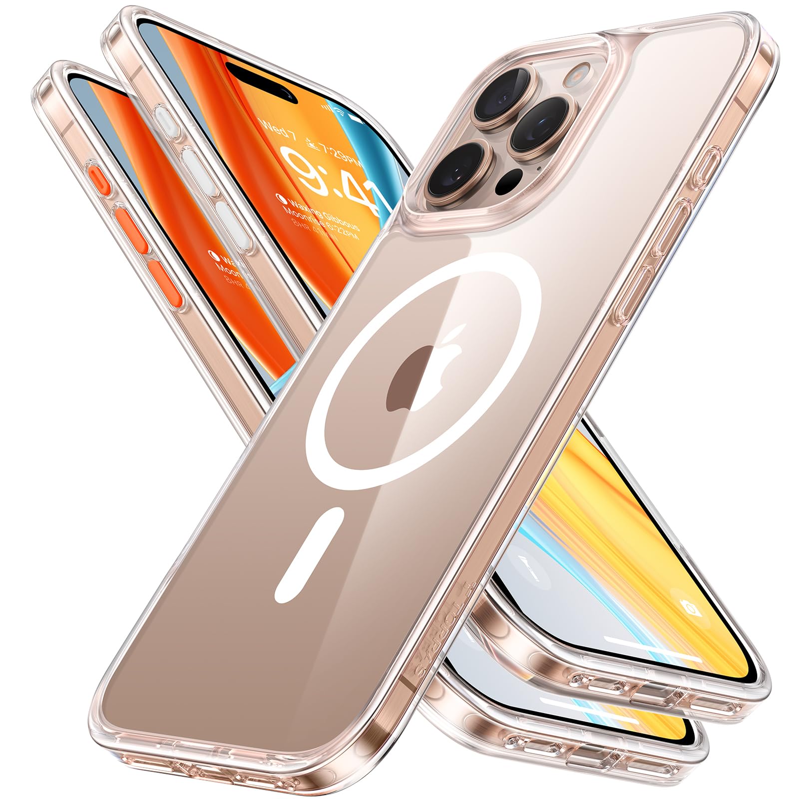 Foto 2 pulgar | Funda De Teléfono Torras Magnética A Prueba De Golpes Para Iphone 16 Pro Max - Venta Internacional.