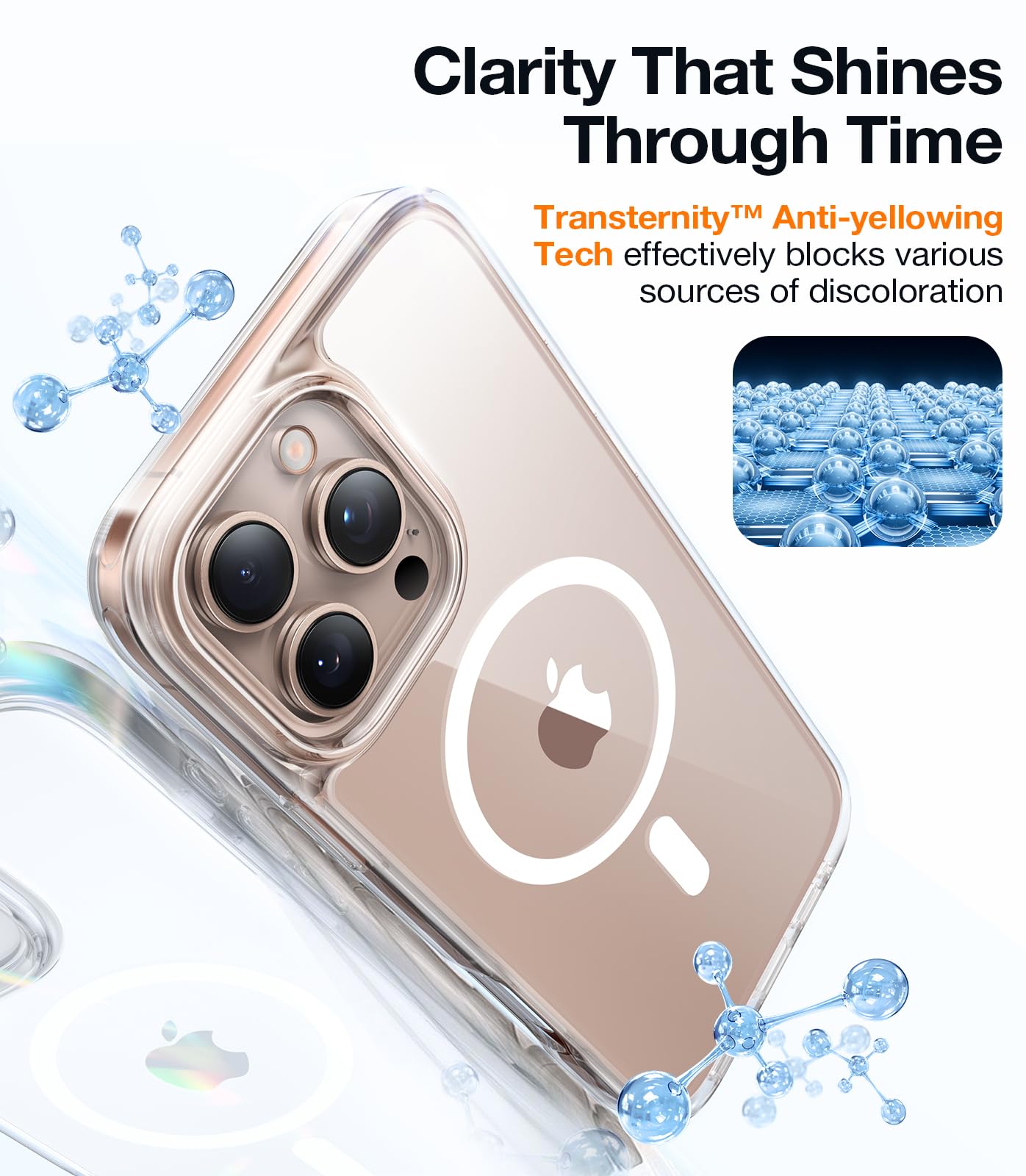 Foto 4 pulgar | Funda De Teléfono Torras Magnética A Prueba De Golpes Para Iphone 16 Pro Max - Venta Internacional.