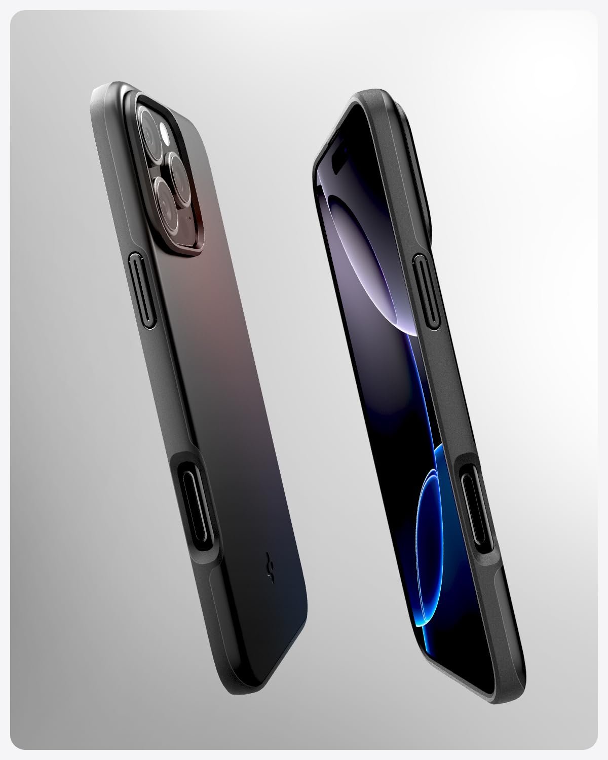 Foto 4 pulgar | Funda Spigen Thin Fit Magfit Para Iphone 16 Pro Max, Color Negro - Venta Internacional.