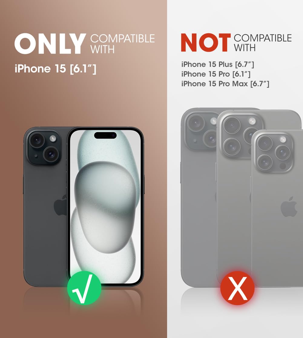 Foto 3 pulgar | Funda De Teléfono Supcase Unicorn Beetle Pro Para Iphone 15 Negra - Venta Internacional.