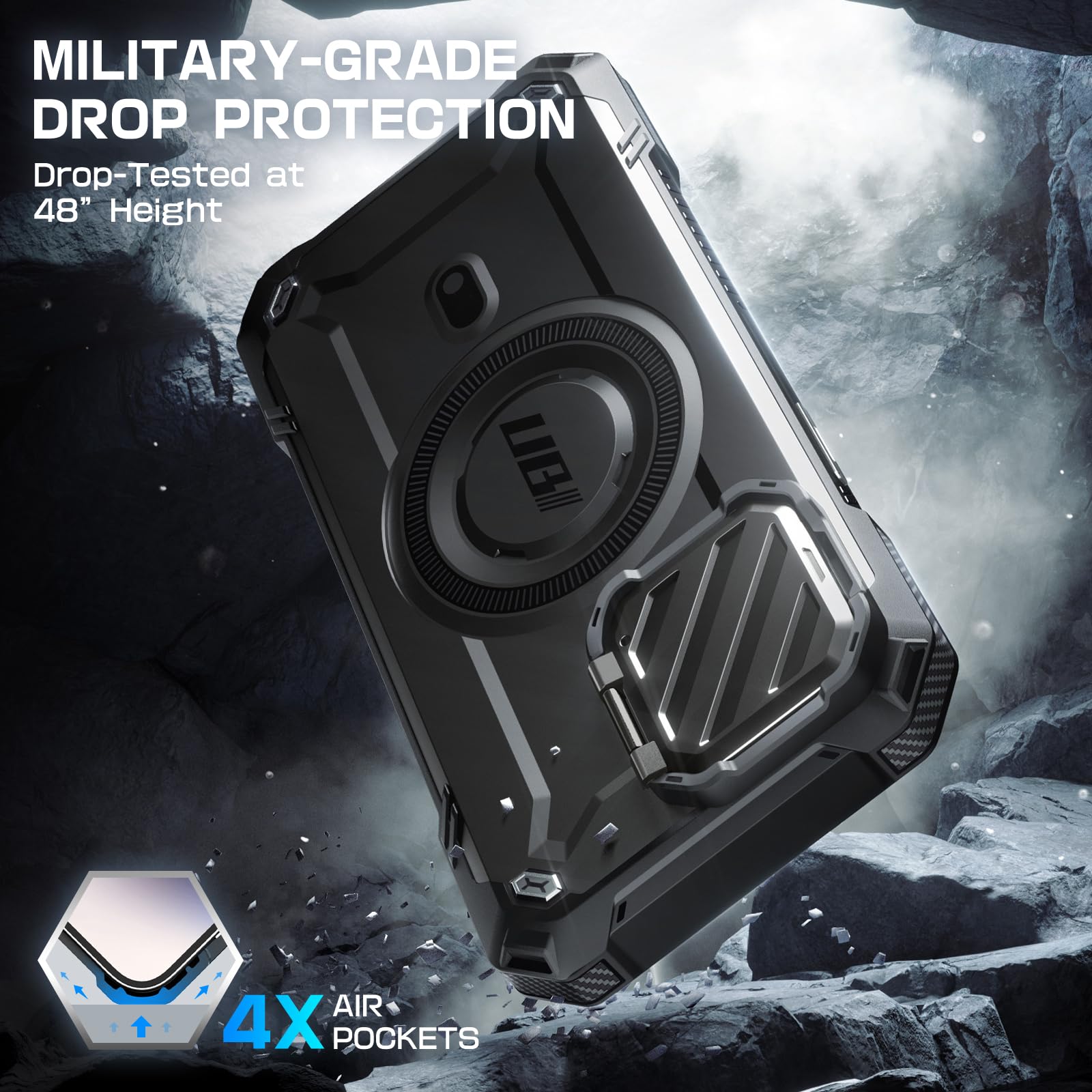 Foto 4 pulgar | Funda De Teléfono Supcase Ubmag Xt Para Iphone 15 Pro Max Negra - Venta Internacional.