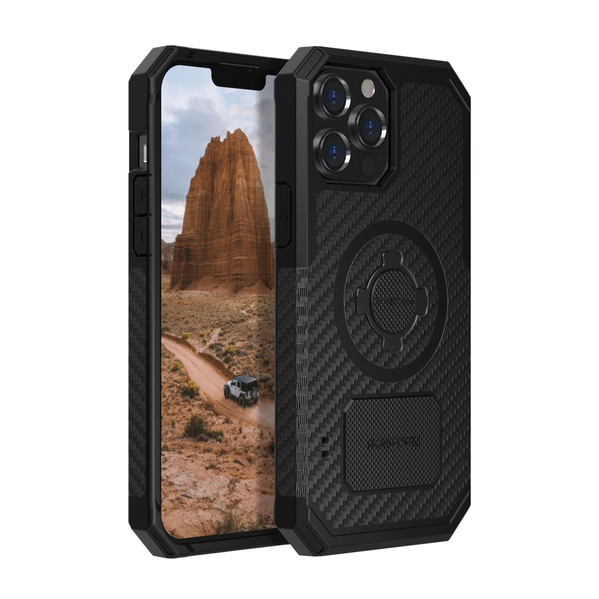 Funda Rokform Rugged Series Para Iphone 13 Pro Max, Color Negro - Venta Internacional.