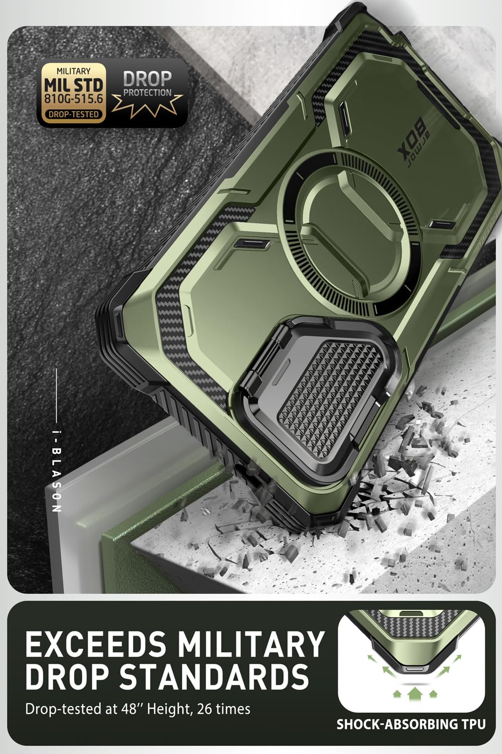 Foto 4 pulgar | Funda De Teléfono I-blason Armorbox Para Samsung Galaxy S24 Ultra - Venta Internacional.