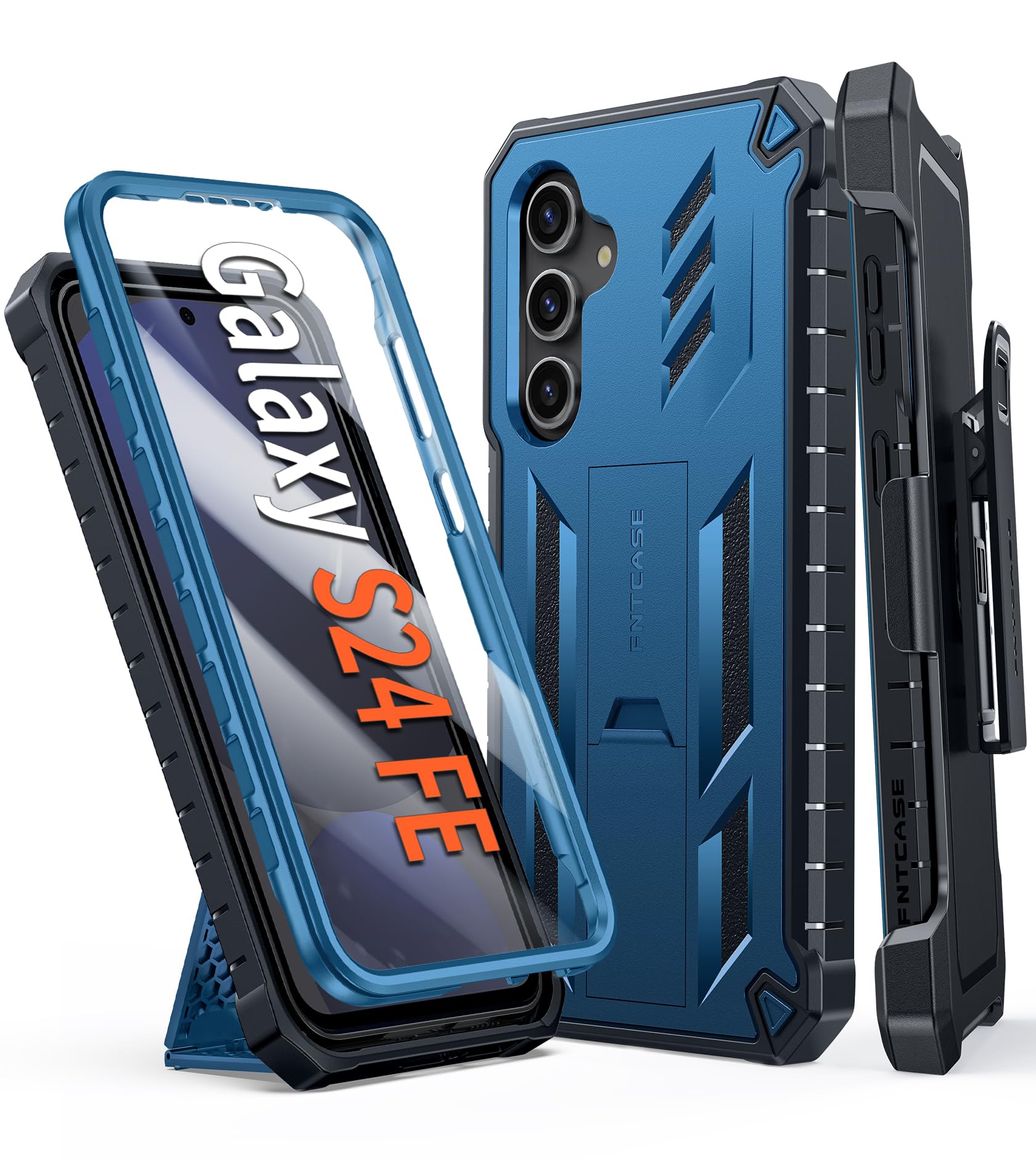 Foto 2 pulgar | Funda De Teléfono Fntcase Para Samsung Galaxy S24-fe Military Grade - Venta Internacional.