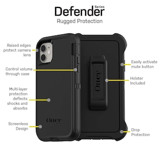 Foto 6 | Funda Otterbox Para Iphone 11 Defender Series Rt Blaze Edge - Venta Internacional.