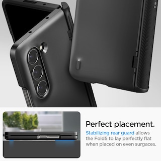 Foto 5 | Funda Spigen Slim Armor Pro - Protección De Bisagra Para El Galaxy Z Fold 5 - Venta Internacional.