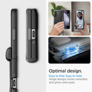 Foto 6 | Funda Spigen Slim Armor Pro - Protección De Bisagra Para El Galaxy Z Fold 5 - Venta Internacional.