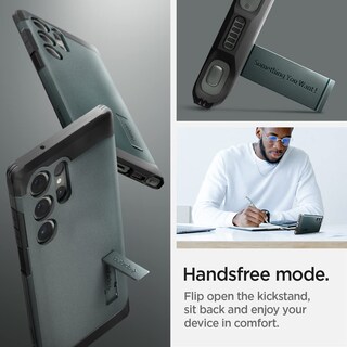 Foto 6 | Funda Spigen Tough Armor Para El Galaxy S23 Ultra Con Soporte - Venta Internacional.