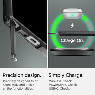 Foto 7 | Funda Spigen Tough Armor Para El Galaxy S23 Ultra Con Soporte - Venta Internacional.