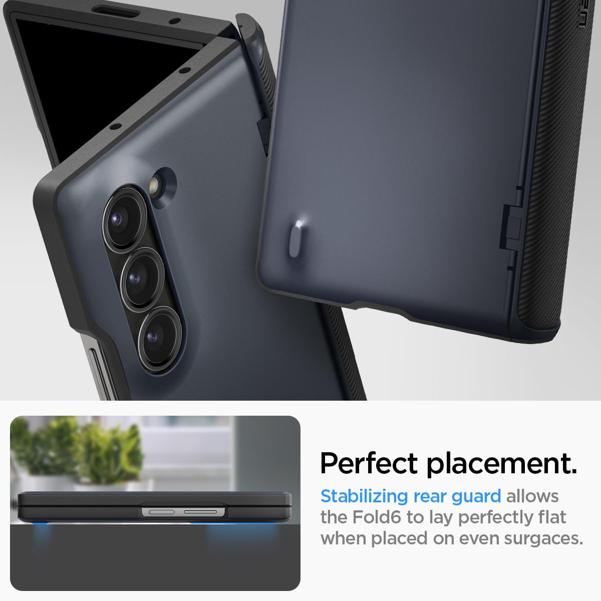 Foto 3 pulgar | Funda Spigen Slim Armor Pro Para El Galaxy Z Fold 6 (2024) - Venta Internacional.