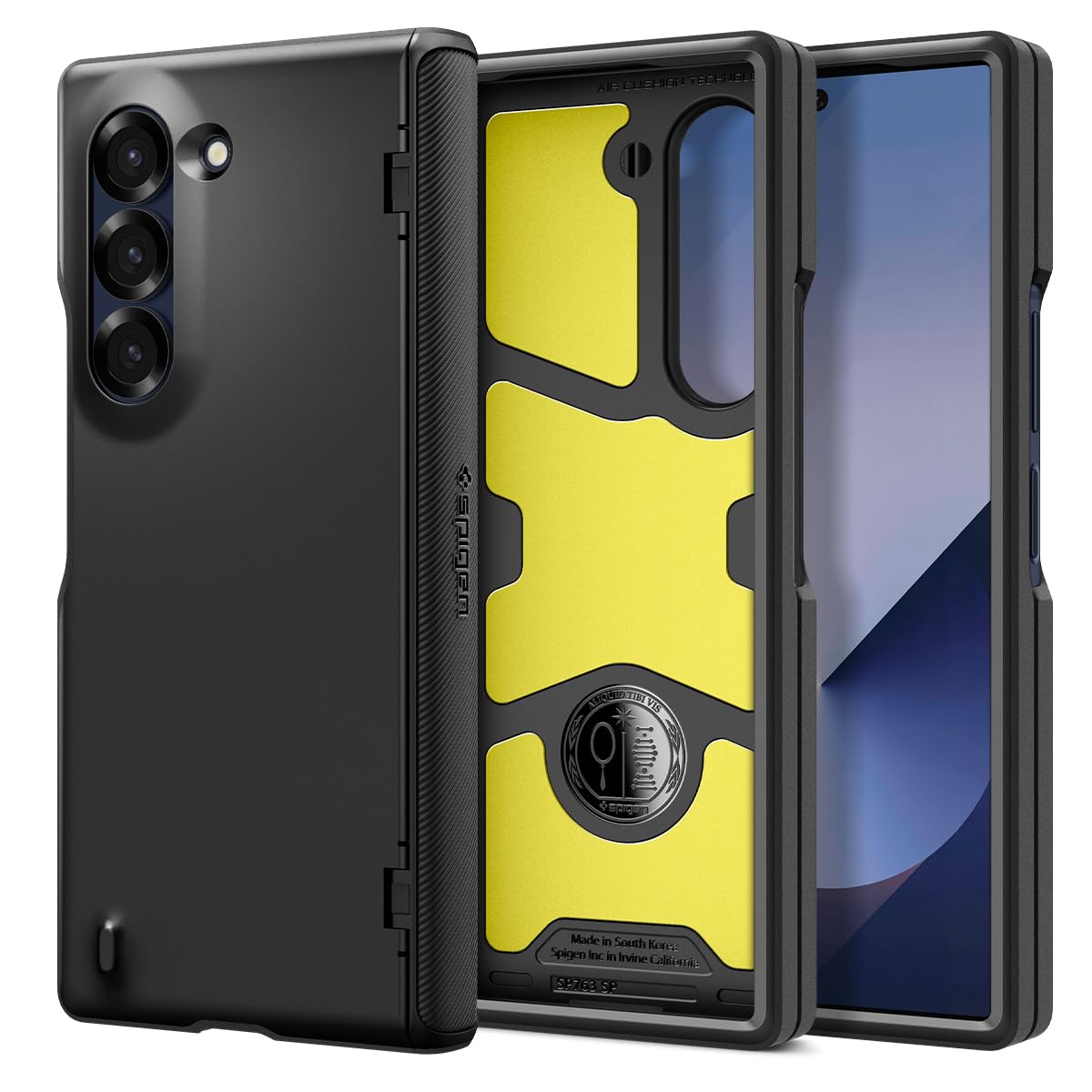 Foto 1 | Funda Spigen Slim Armor Pro Para El Galaxy Z Fold 6 (2024), Color Negro - Venta Internacional.