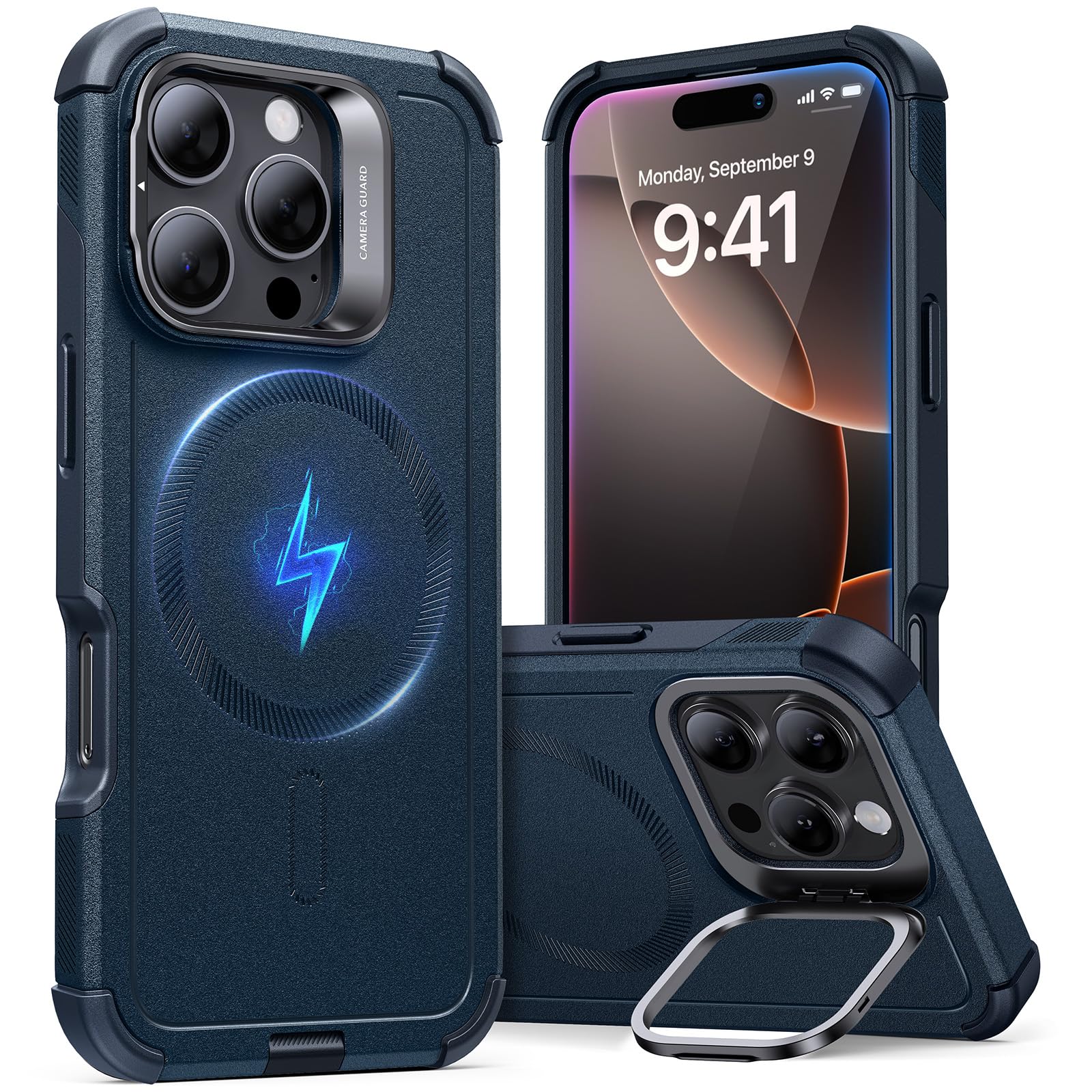 Foto 2 pulgar | Funda De Teléfono Esr Cyber Series Con Soporte Para Iphone 16 Pro Max - Venta Internacional.