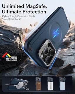 Foto 3 | Funda De Teléfono Esr Cyber Series Con Soporte Para Iphone 16 Pro Max - Venta Internacional.