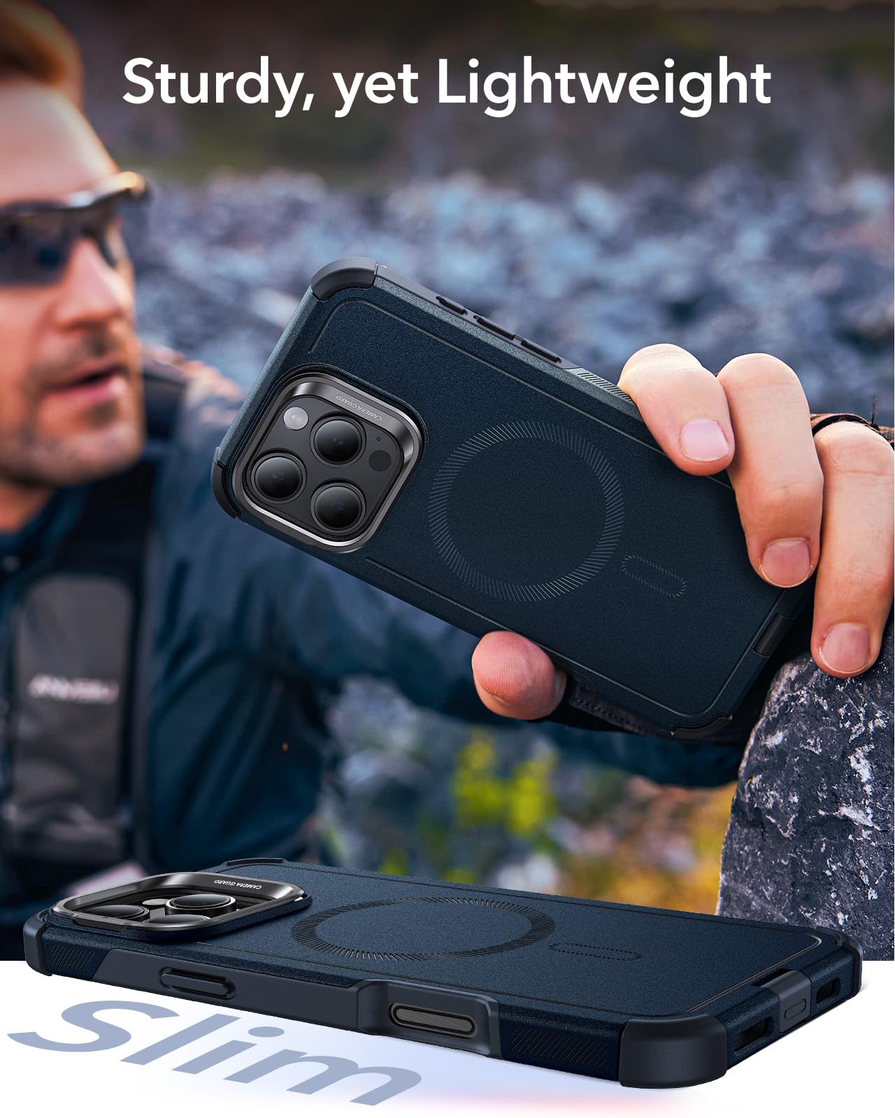Foto 7 pulgar | Funda De Teléfono Esr Cyber Series Con Soporte Para Iphone 16 Pro Max - Venta Internacional.