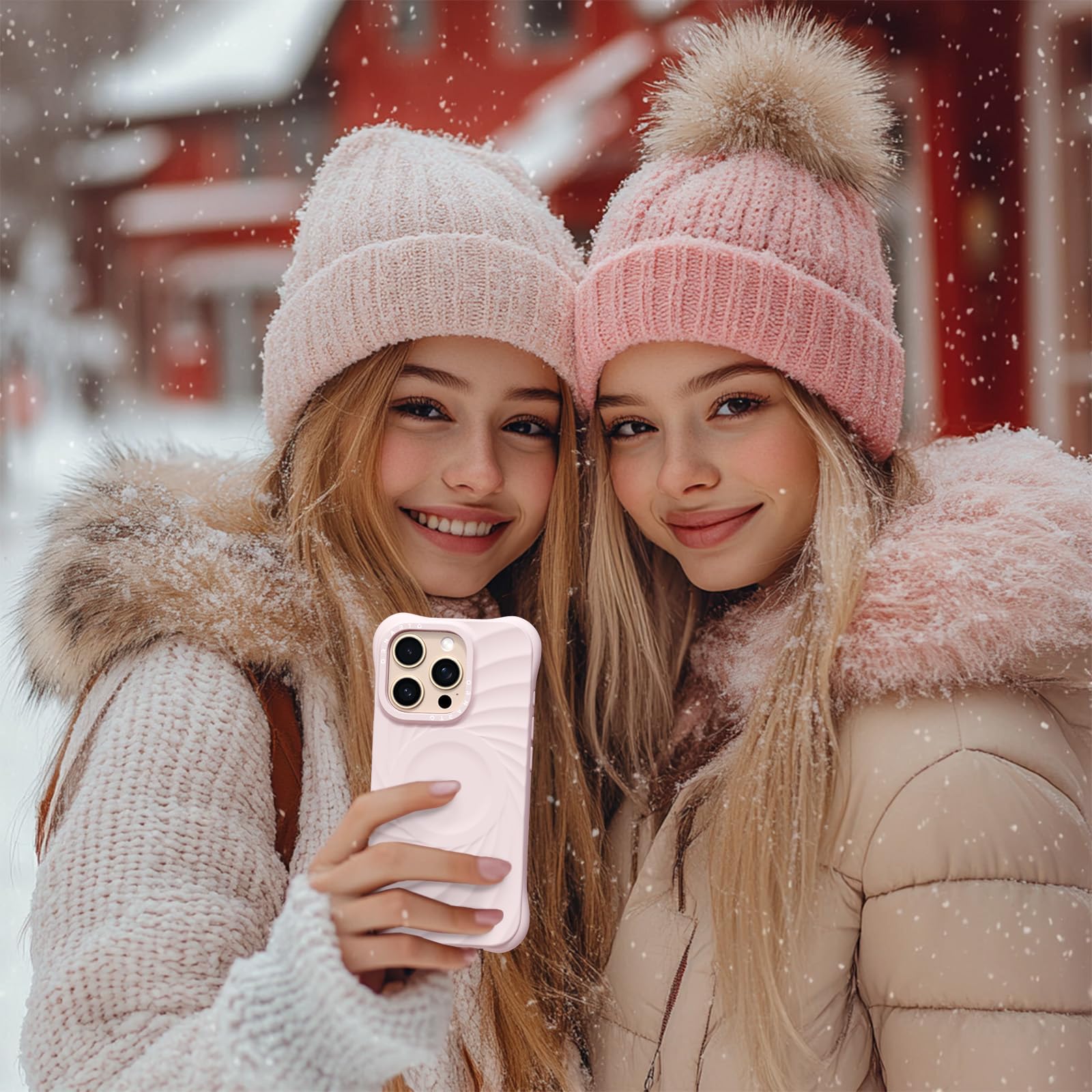 Foto 6 | Funda Ornarto Vortuxe Para Iphone 16 Pro De 6.3 Pulgadas Con Cuarzo Rosa - Venta Internacional.