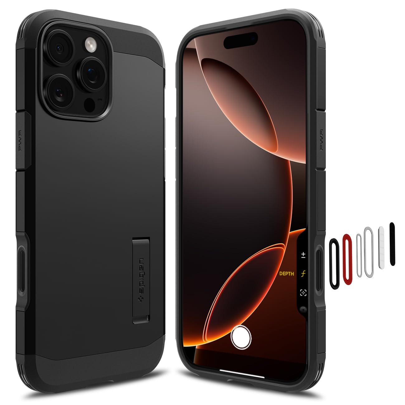 Foto 1 | Funda Spigen Tough Armor T Magfit Para Iphone 16 Pro Max, Color Negro - Venta Internacional.