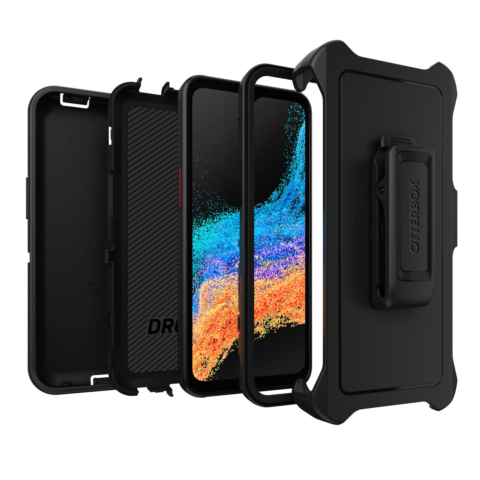 Foto 6 pulgar | Funda Otterbox Para Samsung Xcover6 Pro Defender Series, Color Negro - Venta Internacional.