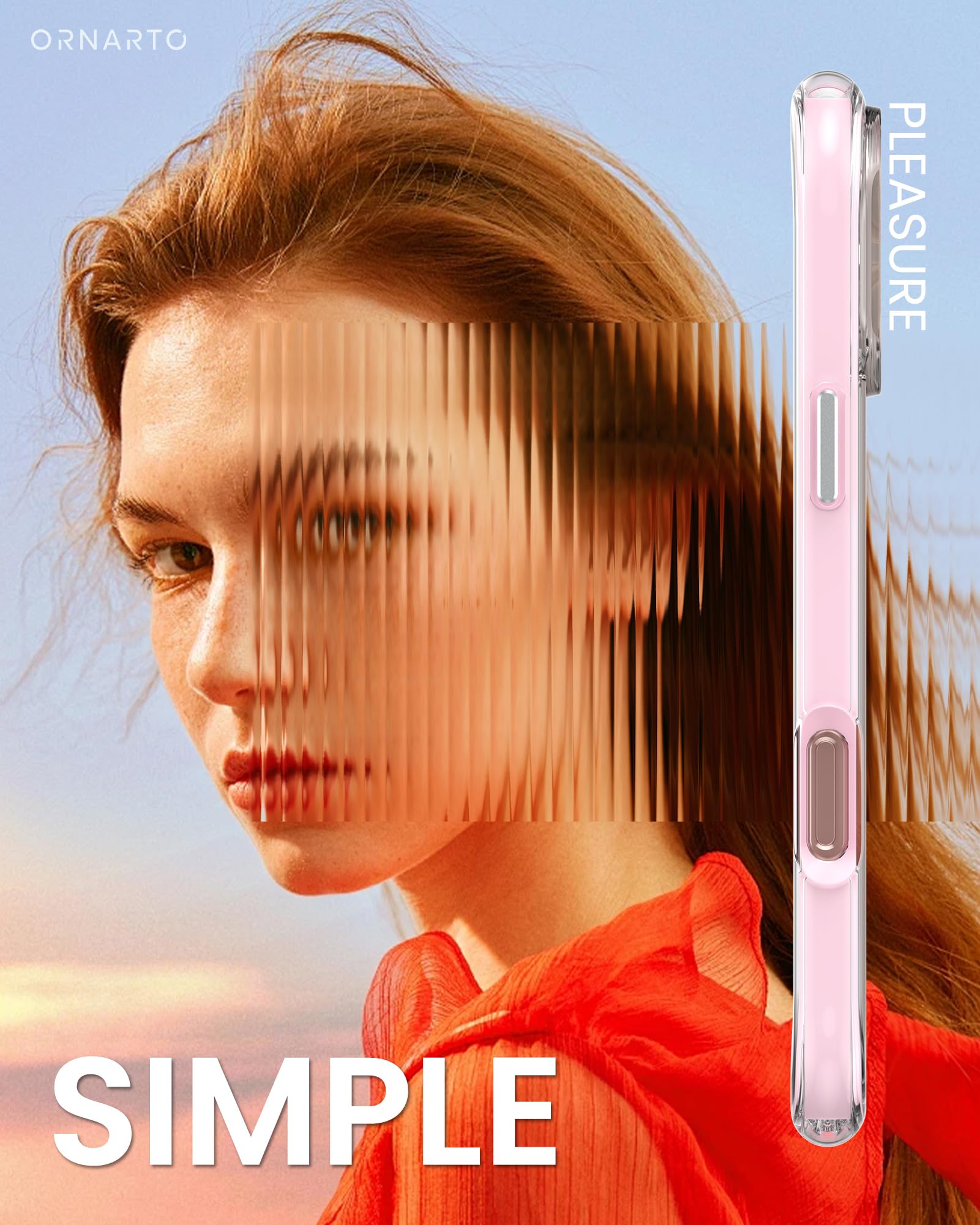 Foto 6 | Funda De Teléfono Ornarto Air Para Iphone 16 Pro Max Clear Con Magsafe - Venta Internacional.