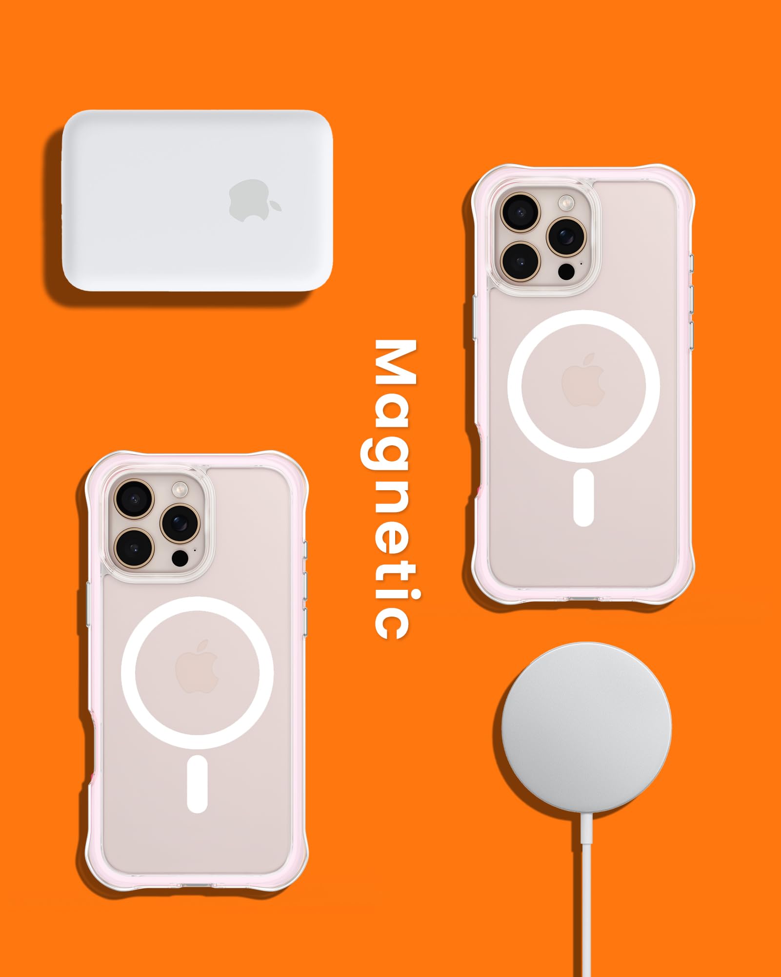 Foto 8 pulgar | Funda De Teléfono Ornarto Air Para Iphone 16 Pro Max Clear Con Magsafe - Venta Internacional.