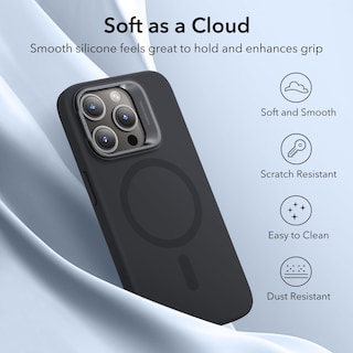 Foto 7 | Funda De Teléfono Esr Para Iphone 15 Pro Magsafe De Silicona Con Soporte - Venta Internacional.
