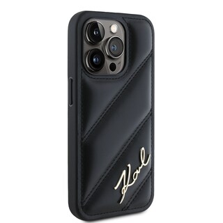Foto 4 | Funda Case Karl Lagerfeld Acolchado Para Iphone 15 Pro Max Neg Original