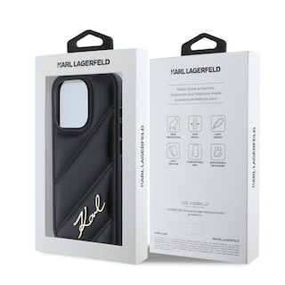 Foto 8 | Funda Case Karl Lagerfeld Acolchado Para Iphone 15 Pro Max Neg Original
