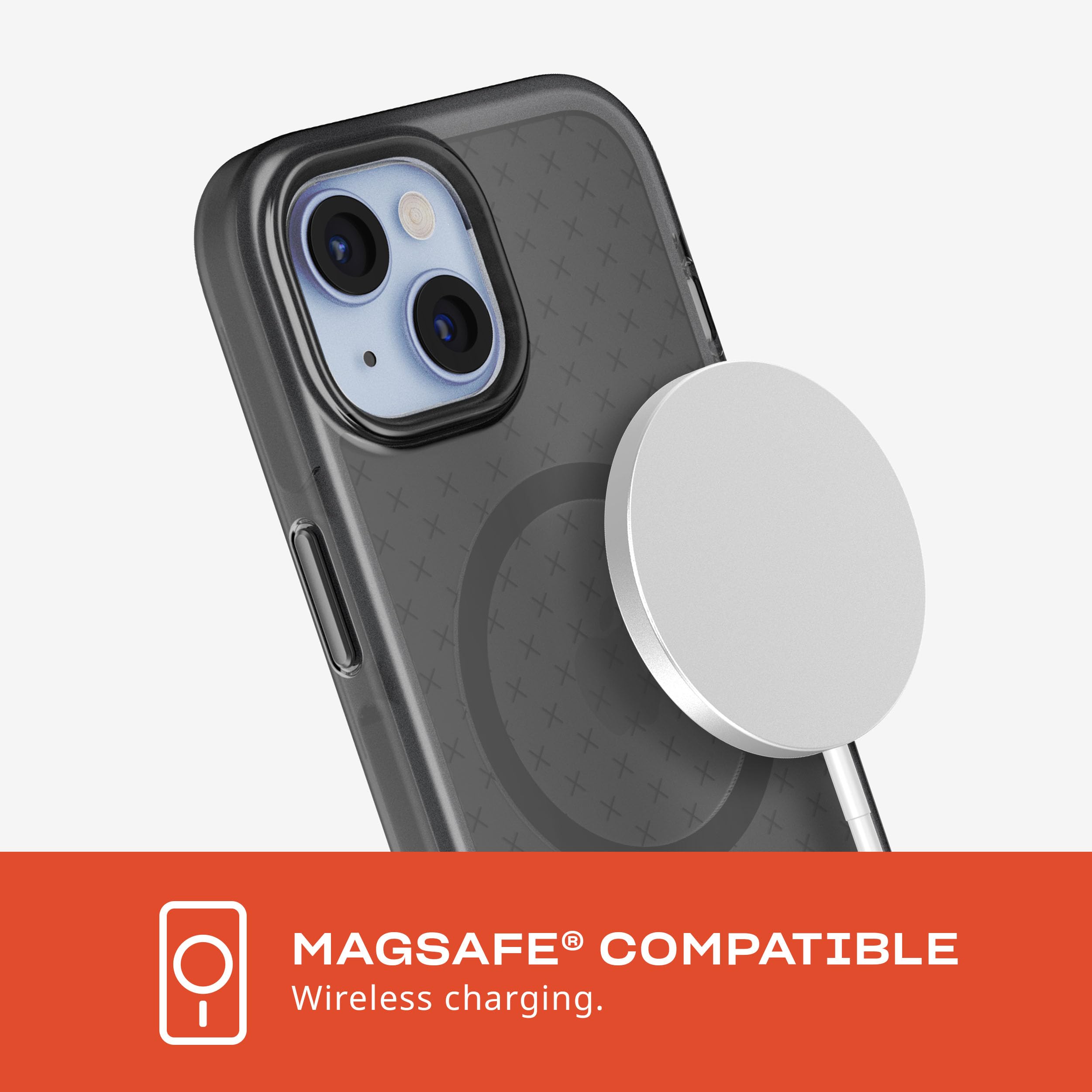Foto 6 pulgar | Case Tech21 Evo Check Para Iphone 15 Con Magsafe Smokey, Color Negro - Venta Internacional.
