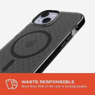 Foto 7 | Case Tech21 Evo Check Para Iphone 15 Con Magsafe Smokey, Color Negro - Venta Internacional.
