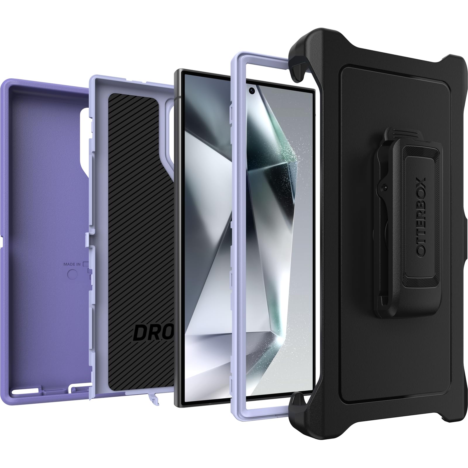 Foto 7 pulgar | Funda Otterbox Para Samsung Galaxy S24 Ultra Defender, Color Morado - Venta Internacional.