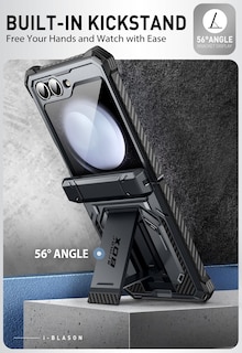 Foto 5 | Funda De Teléfono I-blason Armorbox Con Soporte Para Samsung Z Flip 6 - Venta Internacional.