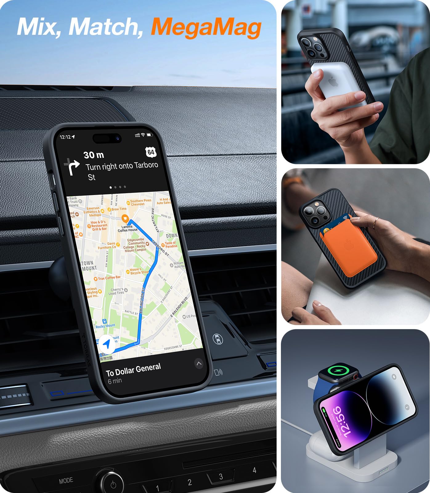 Foto 4 pulgar | Funda De Teléfono Torras Magnética Mejorada Para Iphone 14 Pro - Venta Internacional.