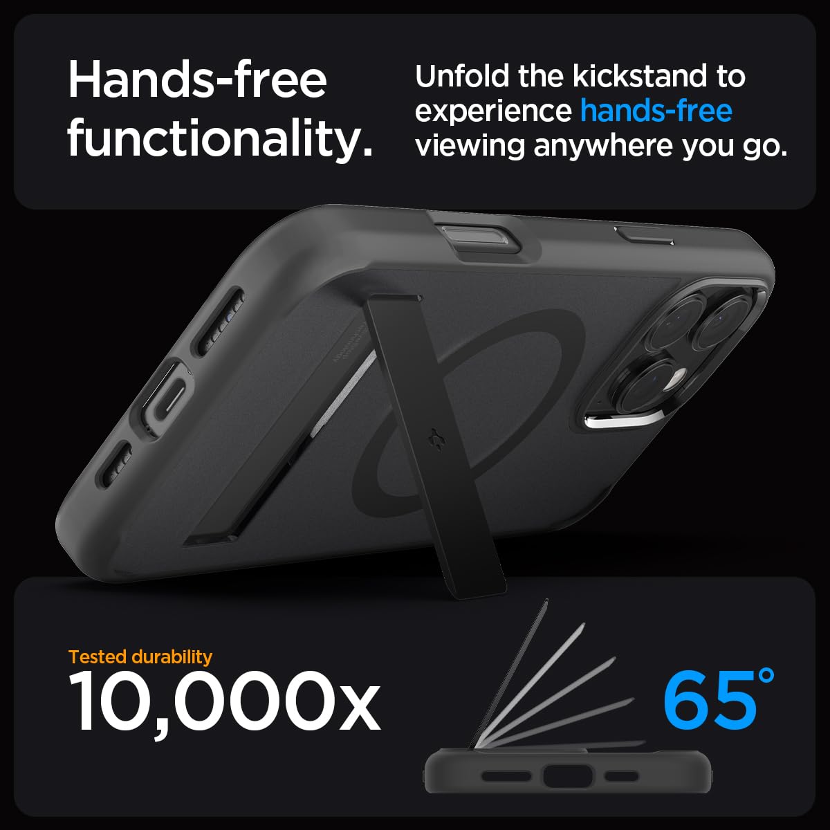 Foto 4 pulgar | Funda Spigen Ultra Hybrid S Magfit Para Iphone 16 Pro Max - Venta Internacional.