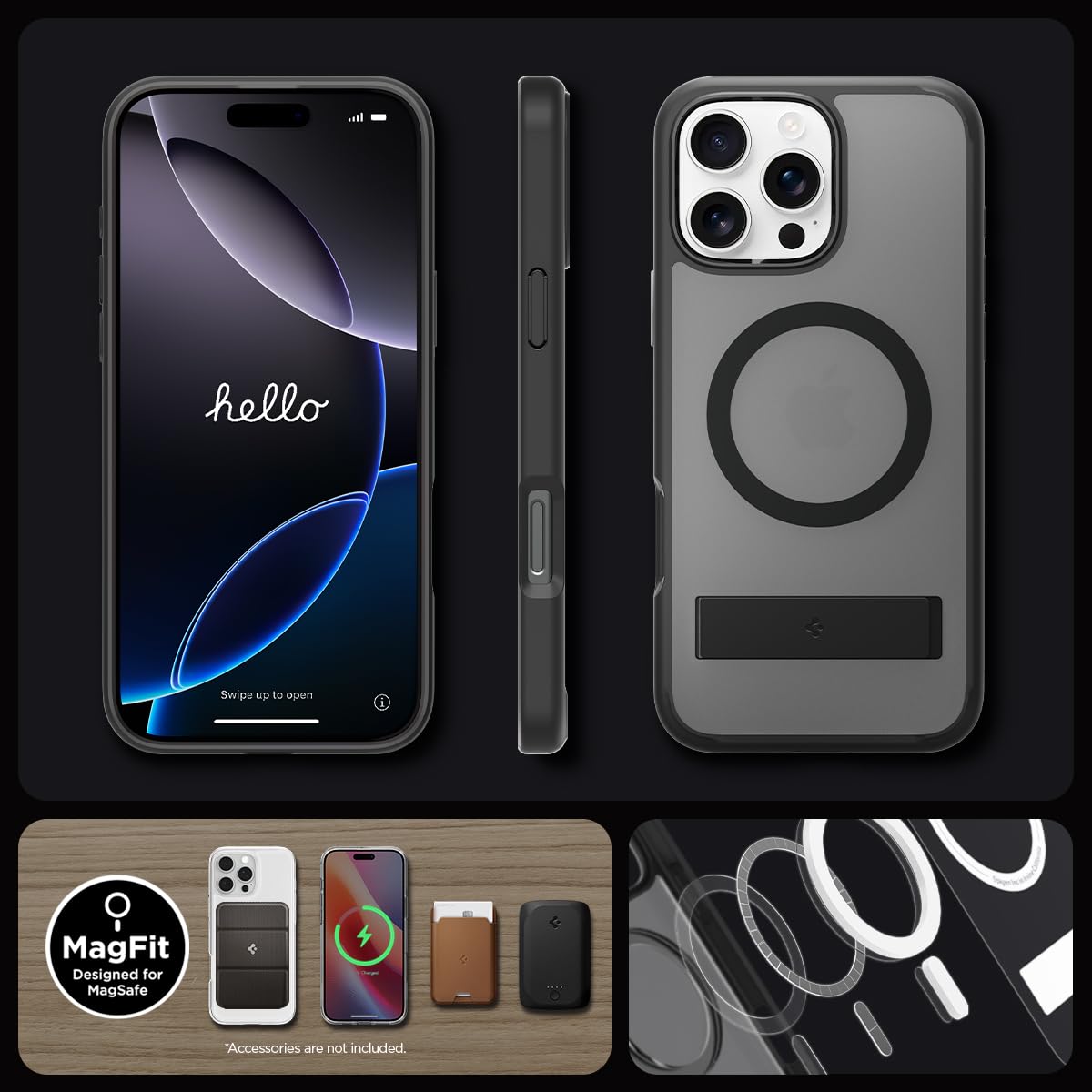 Foto 8 pulgar | Funda Spigen Ultra Hybrid S Magfit Para Iphone 16 Pro Max - Venta Internacional.