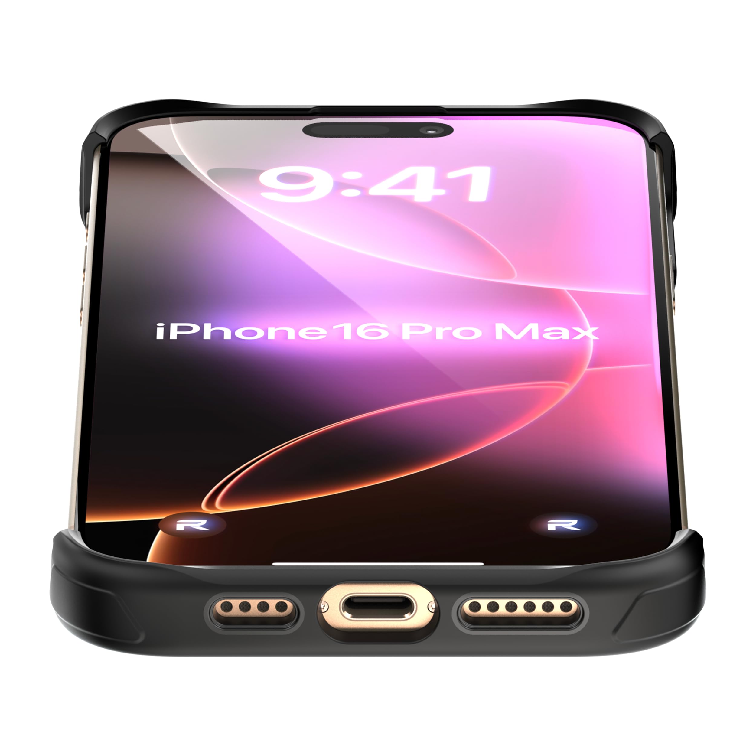 Foto 4 pulgar | Funda Rebel Para Iphone 16 Pro, Serie Max Flex, Fibra De Aramida - Venta Internacional.