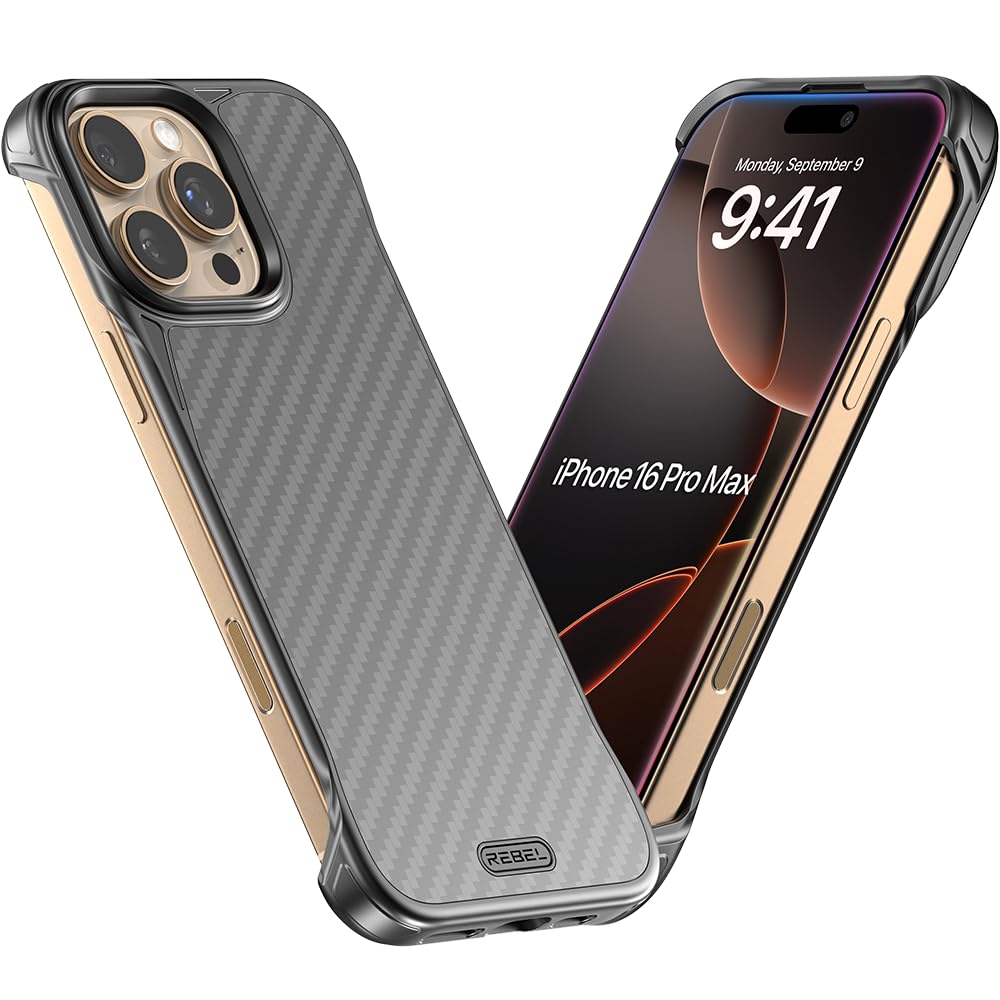 Foto 8 pulgar | Funda Rebel Para Iphone 16 Pro, Serie Max Flex, Fibra De Aramida - Venta Internacional.