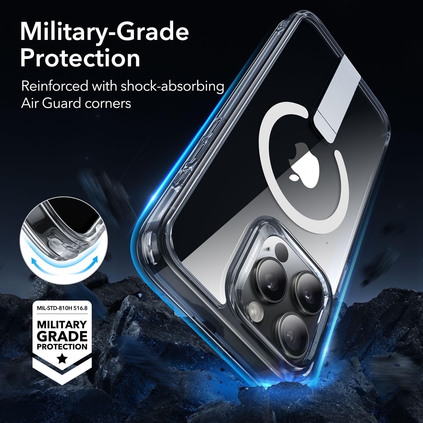 Foto 4 | Funda De Teléfono Esr Boost Series Para Iphone 15 Pro Max Clear - Venta Internacional.