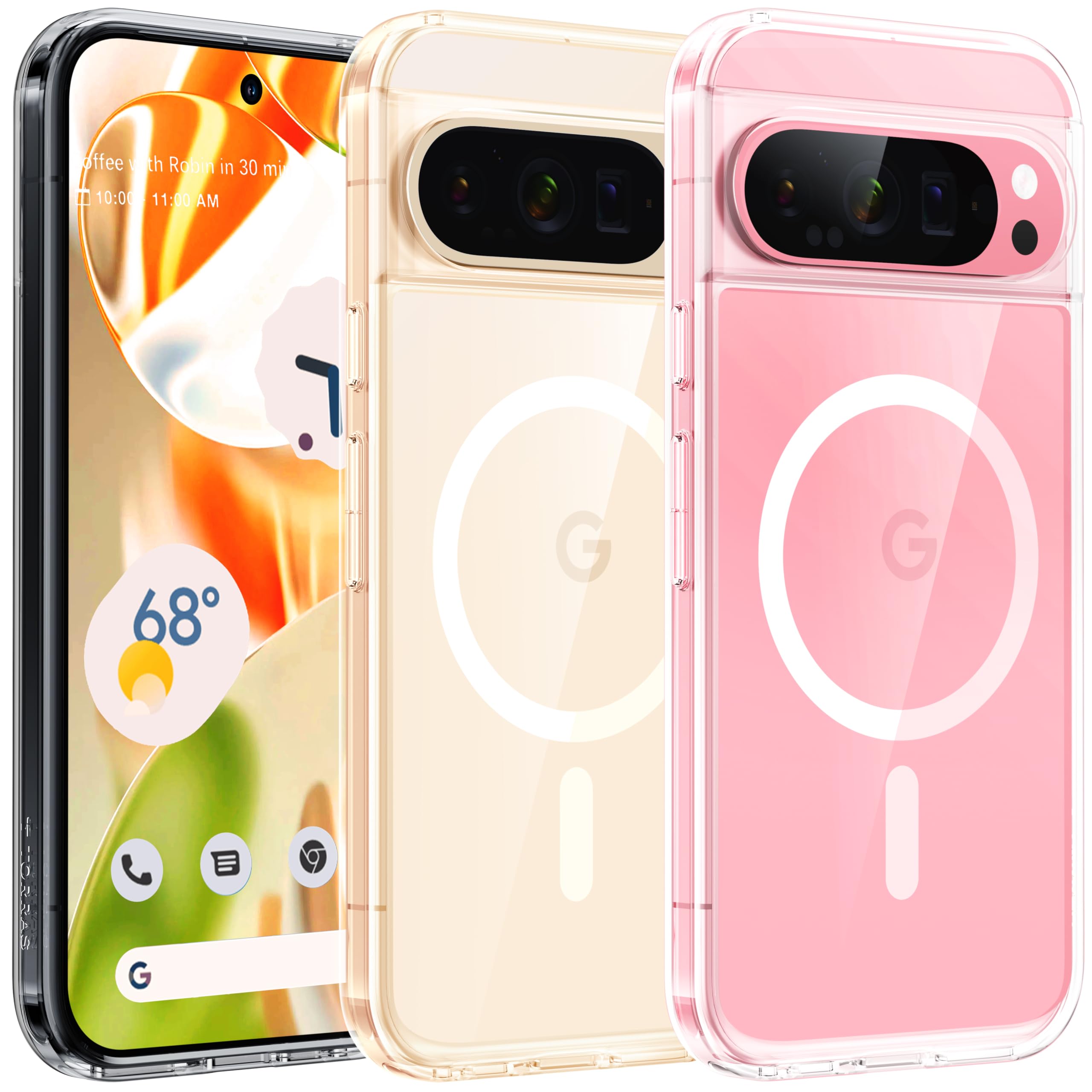 Foto 2 pulgar | Funda De Teléfono Torras Magnética A Prueba De Golpes Para Google Pixel 9 Pro Xl - Venta Internacional.