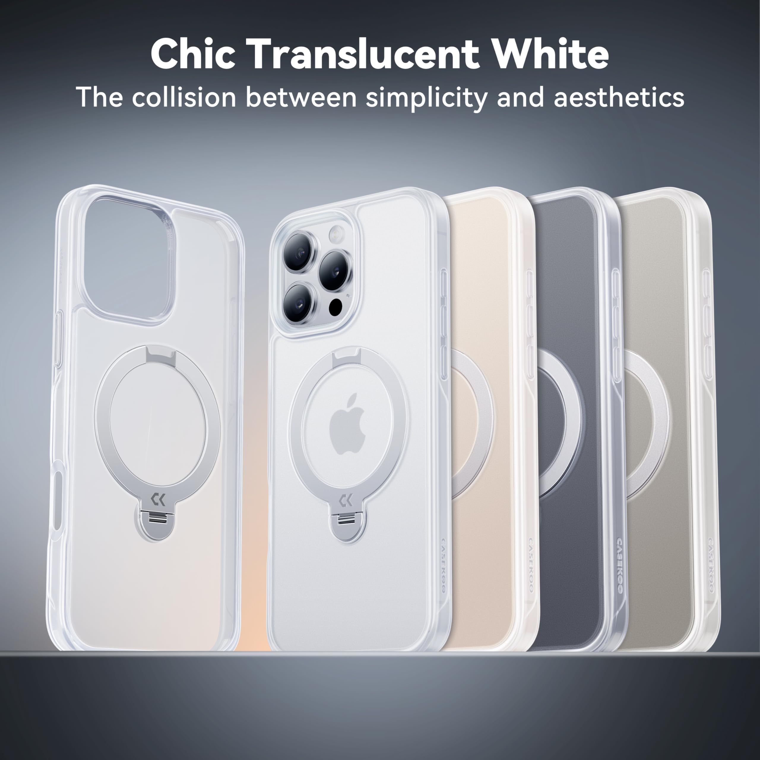 Foto 3 pulgar | Funda De Teléfono Casekoo Magicstand Pro Para Iphone 16 Pro Max - Venta Internacional.