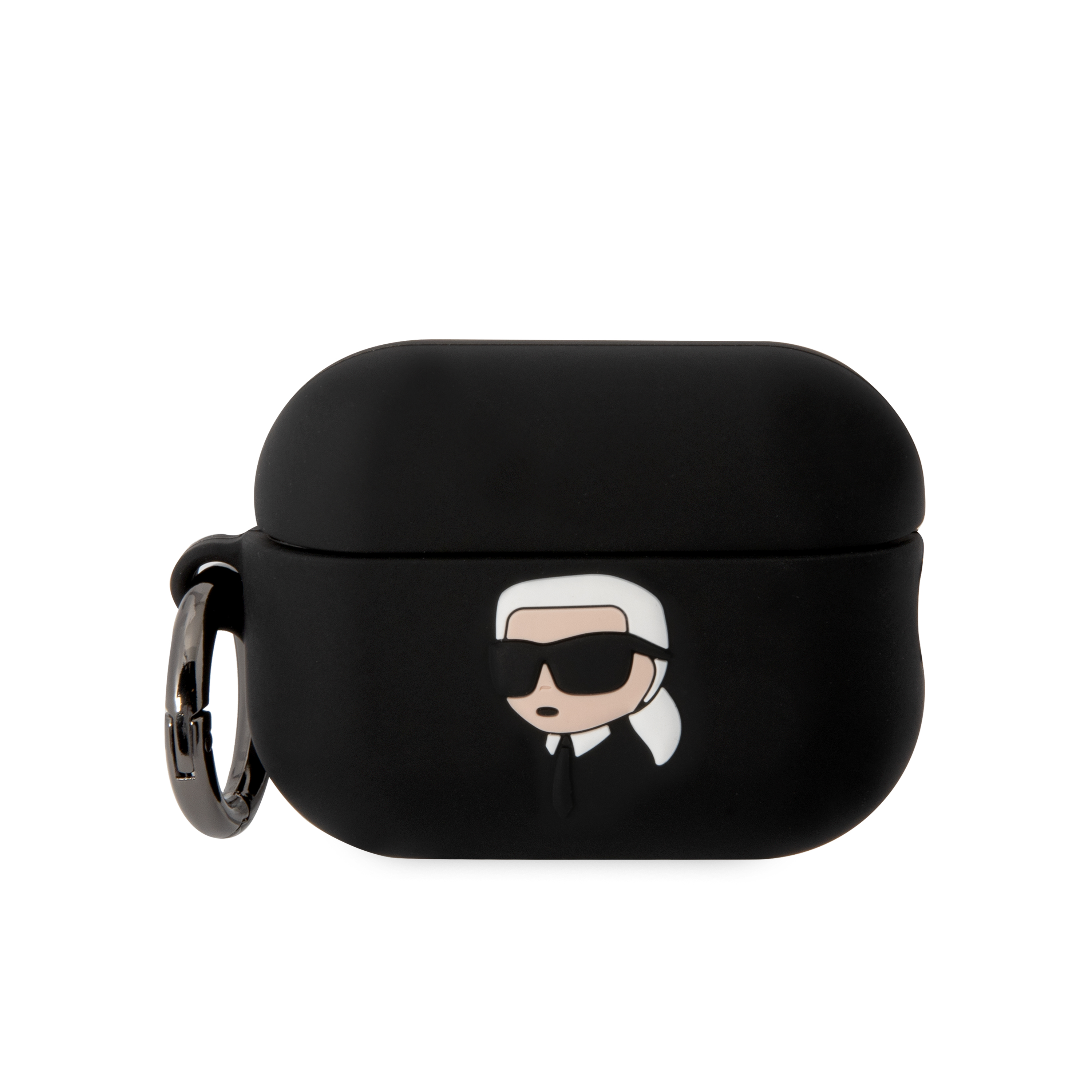 Foto 2 pulgar | Funda Karl Silicone Para Airpods Pro 1 Y 2 - Negro Original